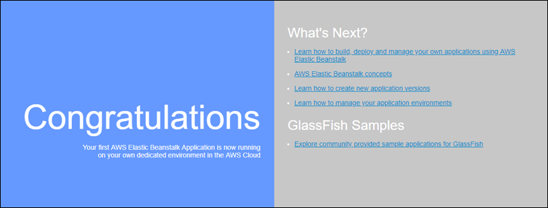 
                웹 브라우저에 표시되는 GlassFish 예제 애플리케이션
              