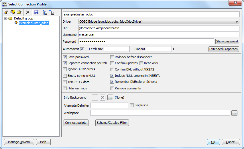 Connect to Your Cluster by Using SQL Workbench/J Amazon Redshift