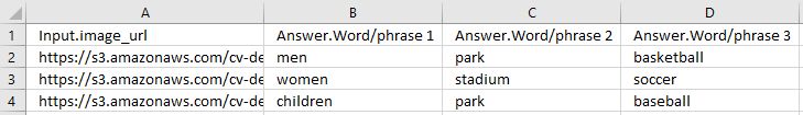                           Results Spreadsheet                      