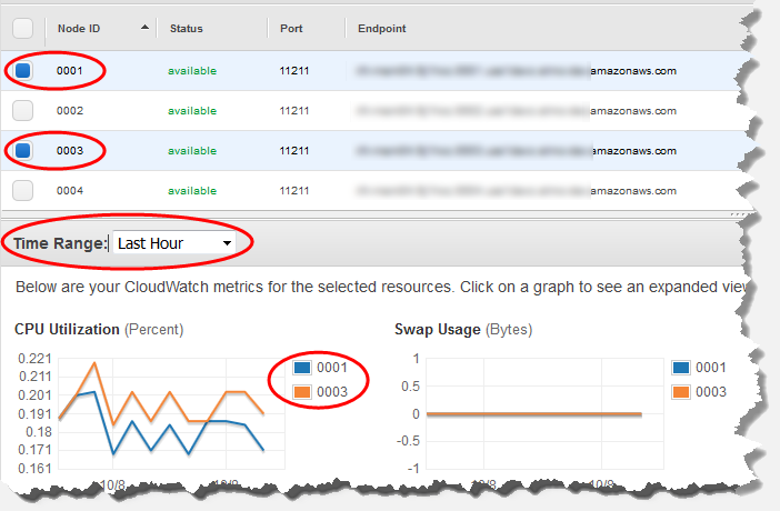 Viewing A Cluster S Details Amazon Elasticache