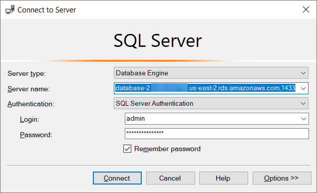 Connecting To A Db Instance Running The Microsoft Sql Server Database 6840