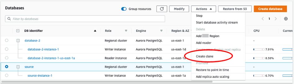 Direktes Upgrade eines DB-Clusters von Aurora MySQL von Version 2 auf Version 3