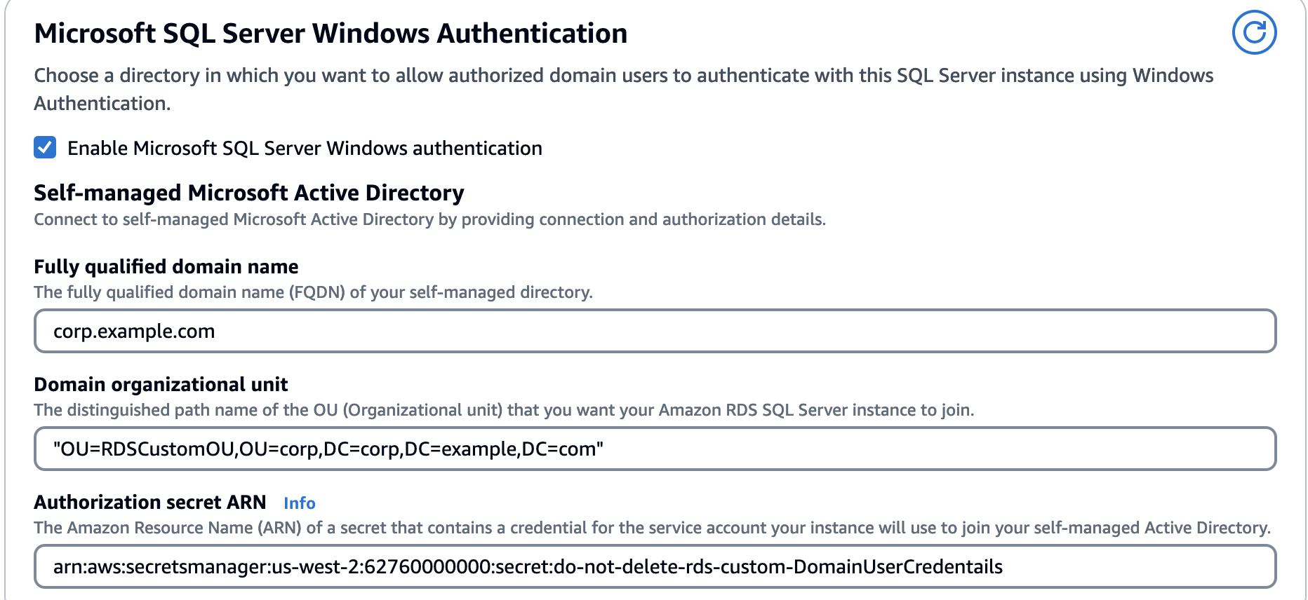 Microsoft SQL Server-Windows-Authentifizierungsverzeichnis