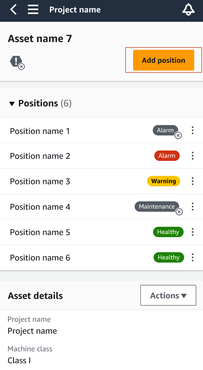 Interface showing list of positions with status indicators. (AI generated)