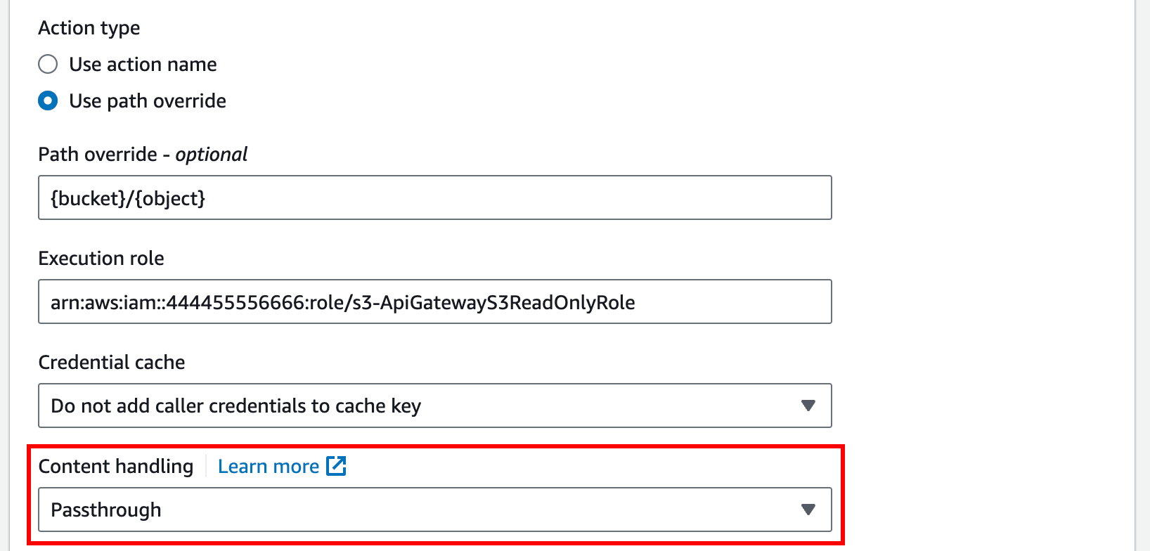 
                        Richten Sie die GET-Methode in der API-Gateway-Konsole ein.
                      