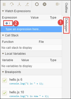 Debugger-Fenster