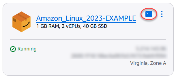 Auswahl des browserbasierten SSH-Clients