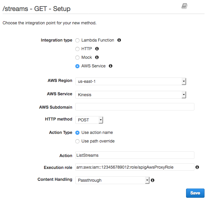 Tutorial Creaci N De Una Api De Rest Como Proxy De Amazon Kinesis En