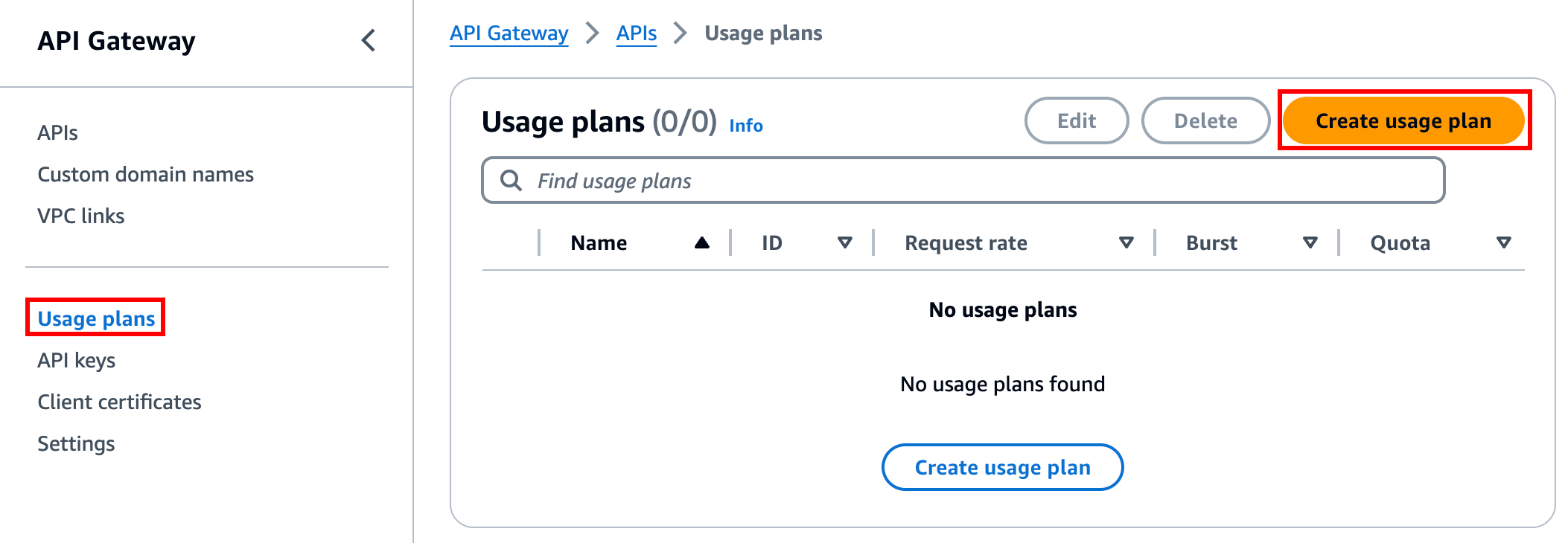 
                      Entidades del plan de uso de la API
                    