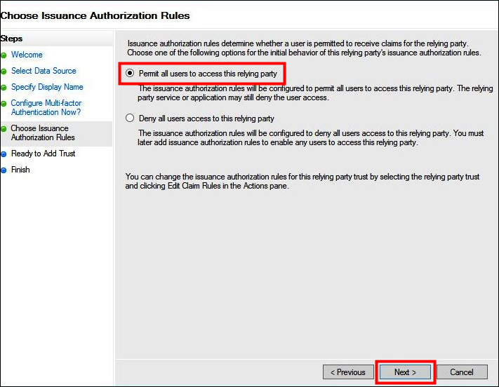 
                            Configurar el acceso de los usuarios a la parte de confianza.
                        