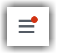 Captura de pantalla del icono del menú de navegación minimizado con una notificación