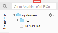 Volver a mostrar la barra de menús en el IDE de AWS Cloud9