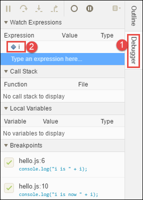 Ventana Debugger (Depurador)