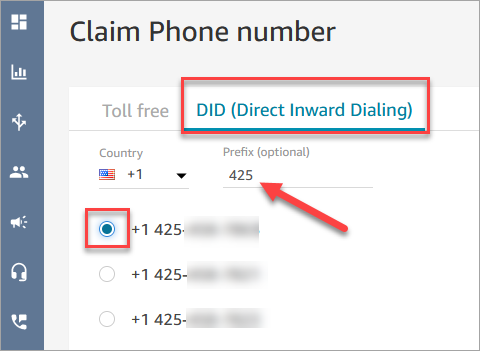 Cómo obtener un número de teléfono de  Connect en su país
