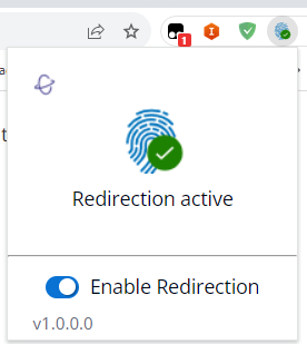 Interfaz de usuario de WebAuthn.