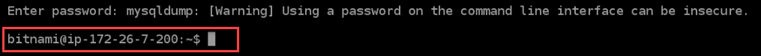 
            Base de datos de WordPress transferida correctamente a una base de datos MySQL administrada en Lightsail.
          