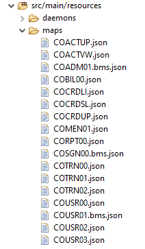 BMSMAPsarchivos json en la carpeta de recursos.