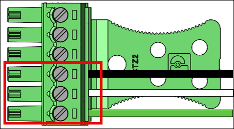 Diagrama de RS485 conexiones de Systems Manager