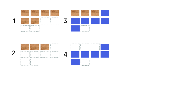 Schéma illustrant six tâches dans un cluster pouvant accueillir huit tâches.
