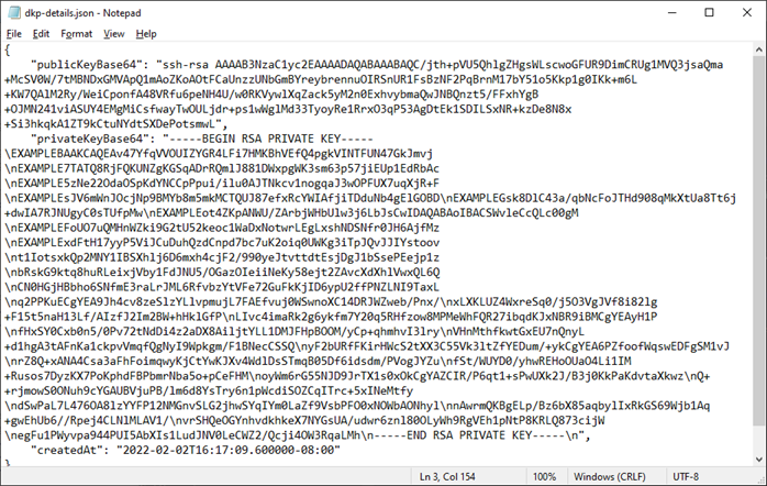 Exemple de contenu du fichier dkp-details.json.