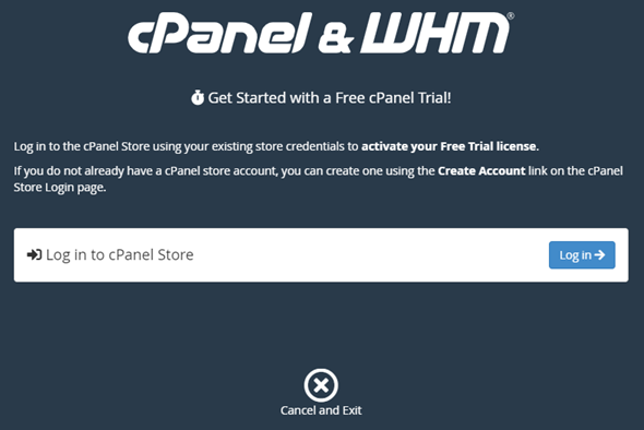 
            Commencer avec un essai gratuit cPanel
          