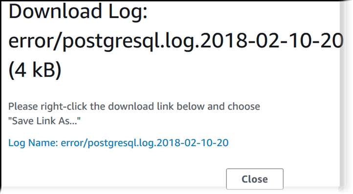 melihat file log