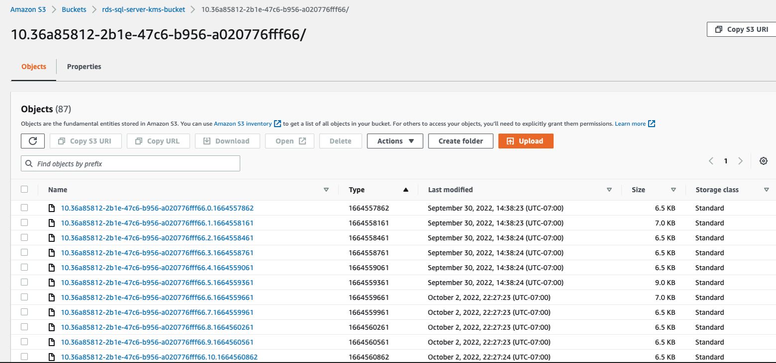 Struktur bucket Amazon S3 dengan akses ke log transaksi