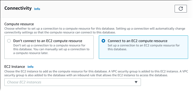 
                        Connect an EC2 instance
                    