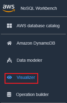 
                        Console screenshot showing the visualizer icon in DynamoDB.
                    