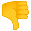 
                                       Thumbs down emoji.
                                   