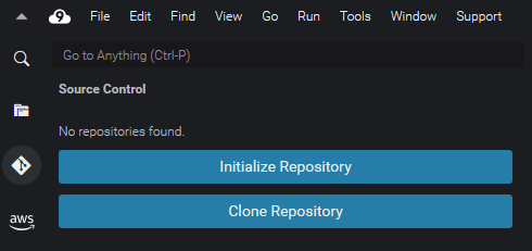 Cloud9 ide 2025 view hg repo