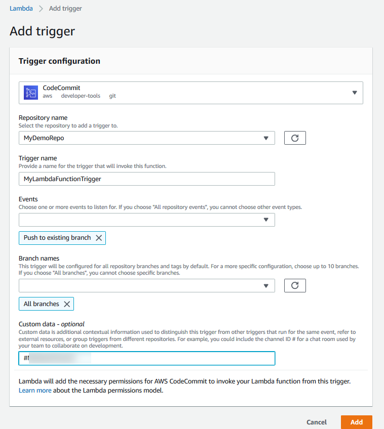 
                        Creating a repository from the console
                    