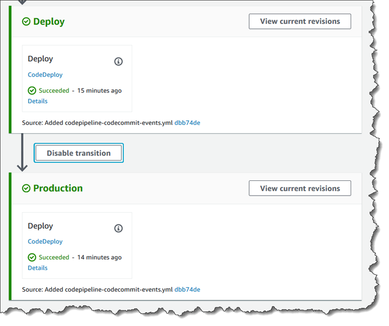 
                        Select the arrow between stages to enable or disable
                            transitions.
                    