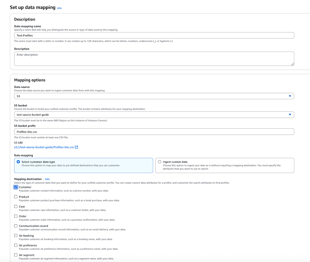 Create two data source integration that will each create a mapping based off the relationship described. For example, accounts/profiles.