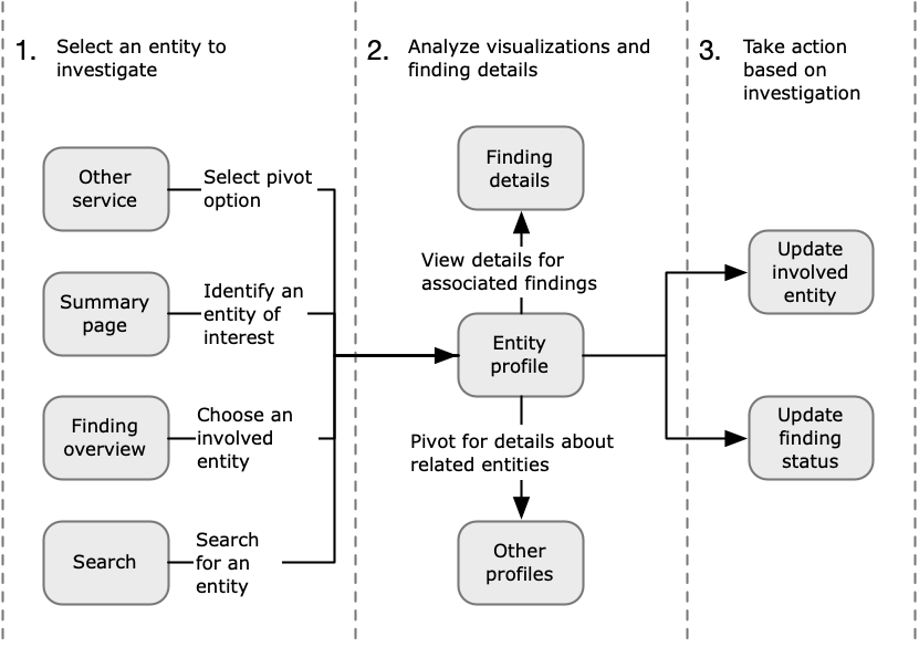 
                Diagram that shows the Detective Investigation process.
            