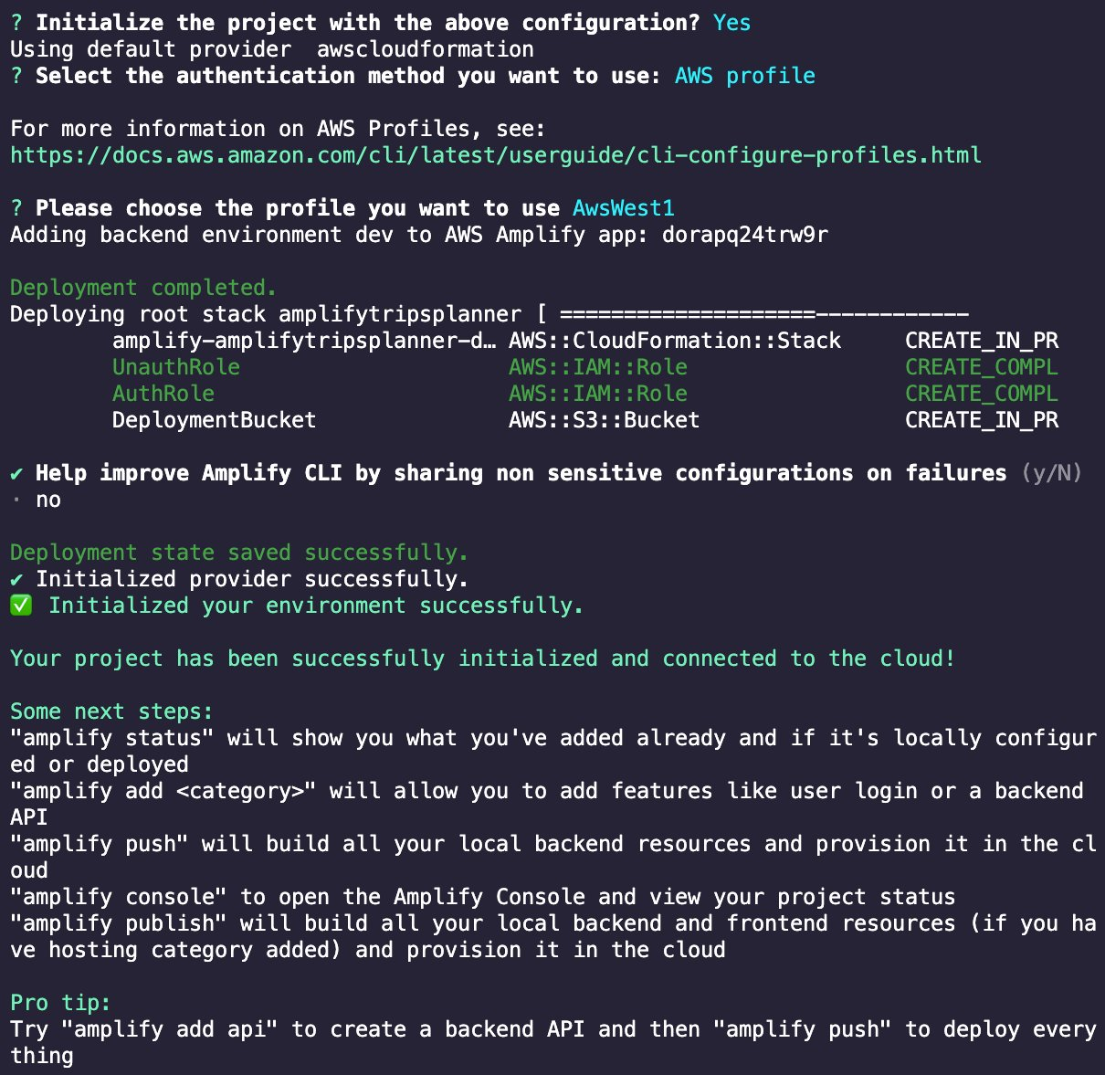 Initialize interface