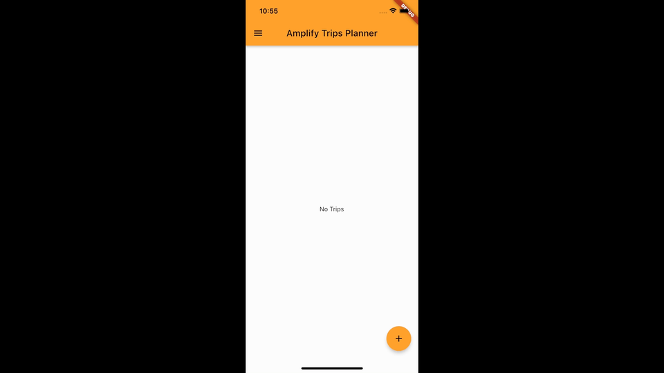 Amplify Trip Planner animation
