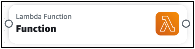 A Lambda function enhanced component card.
