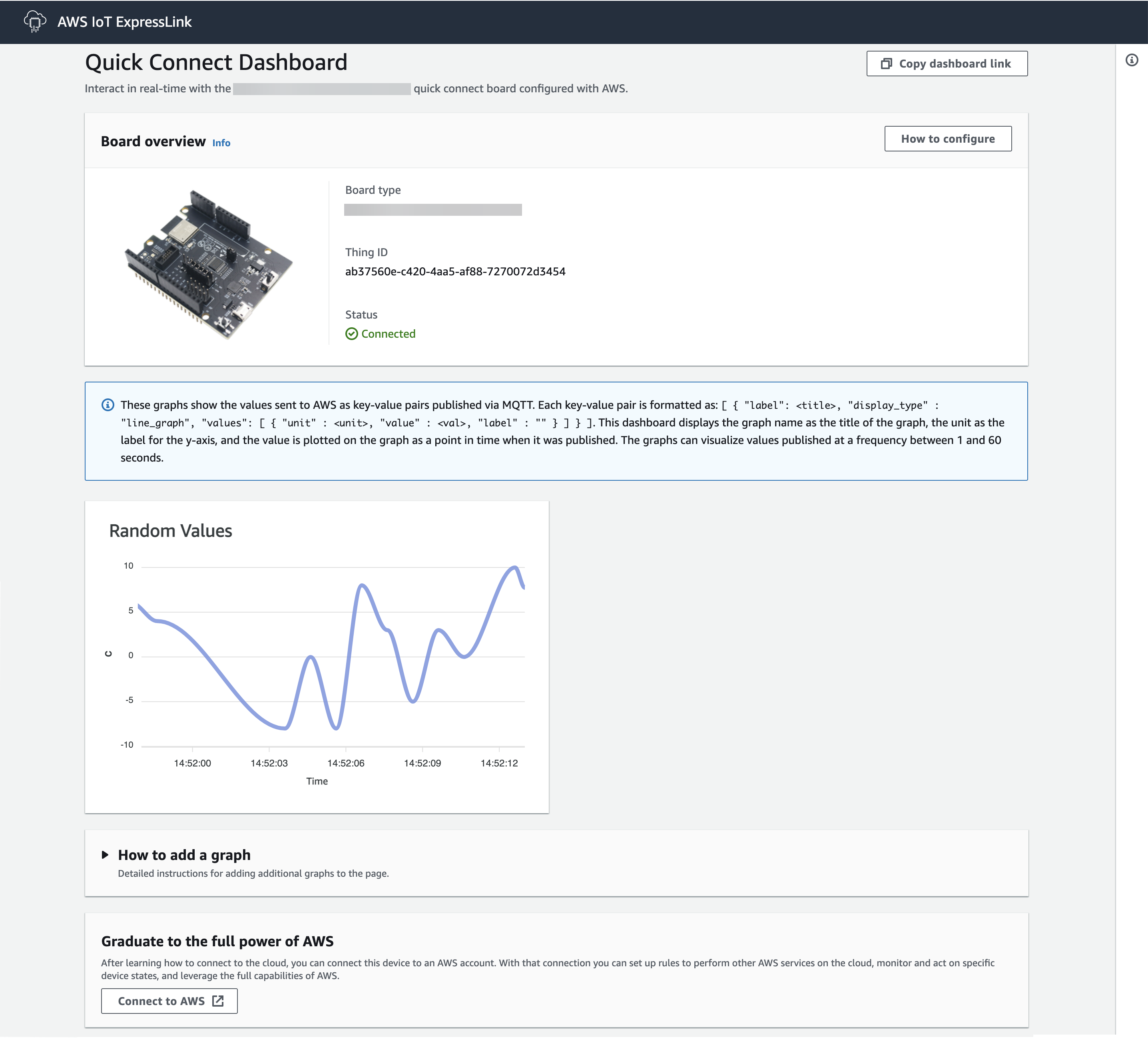 Figure 5 - ExpressLink evaluation kit Quick Connect flow