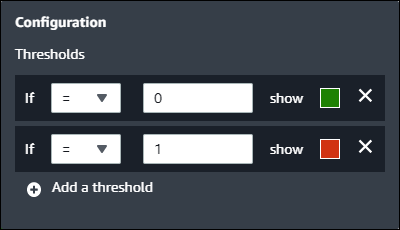 
              A sample status widget threshold configuration.
            