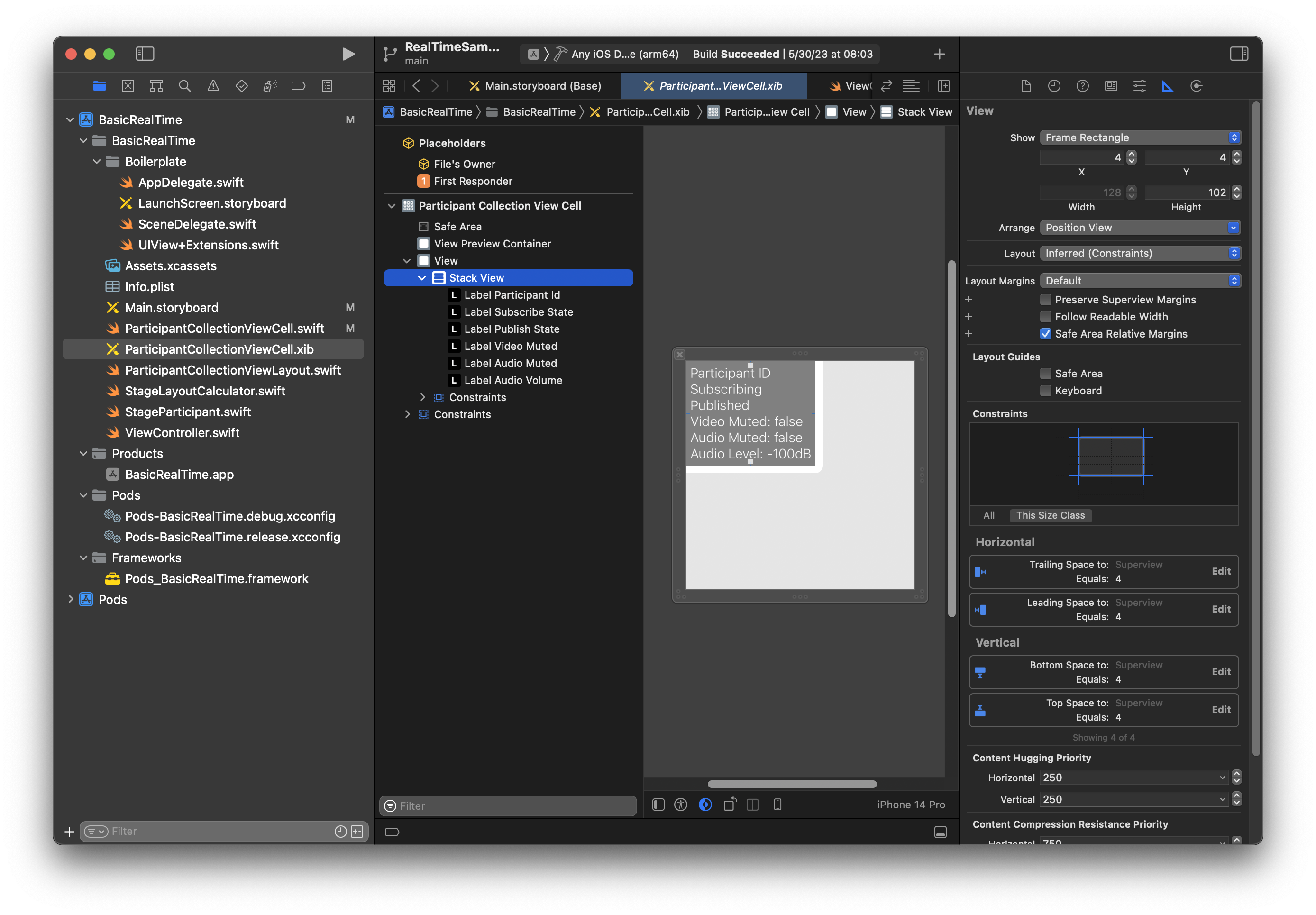 Customize iOS Stack View view.