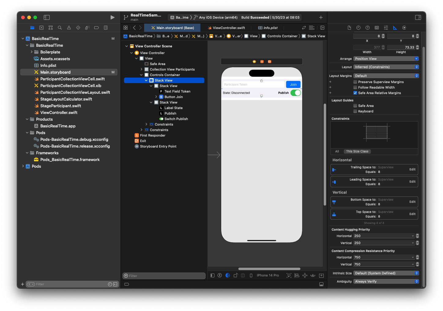 Customize iOS Vertical Stack view.