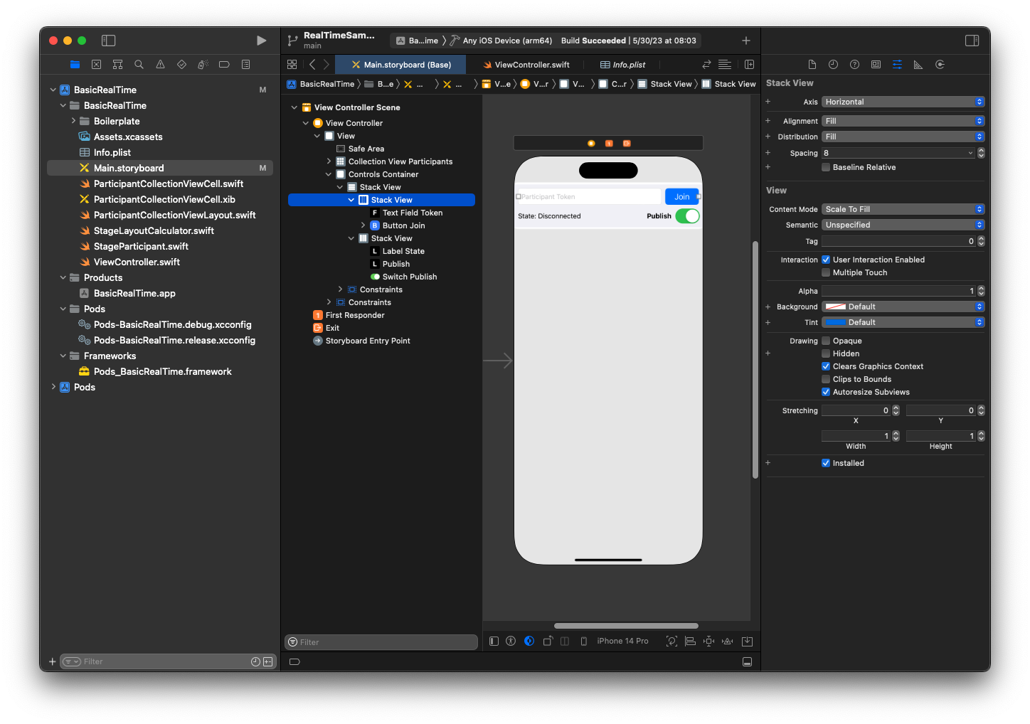 Customize remaining iOS views with UIStackViews.
