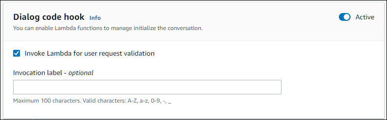 Shows that the conditional response code hook is active.