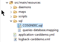 SQL files in the resources folder