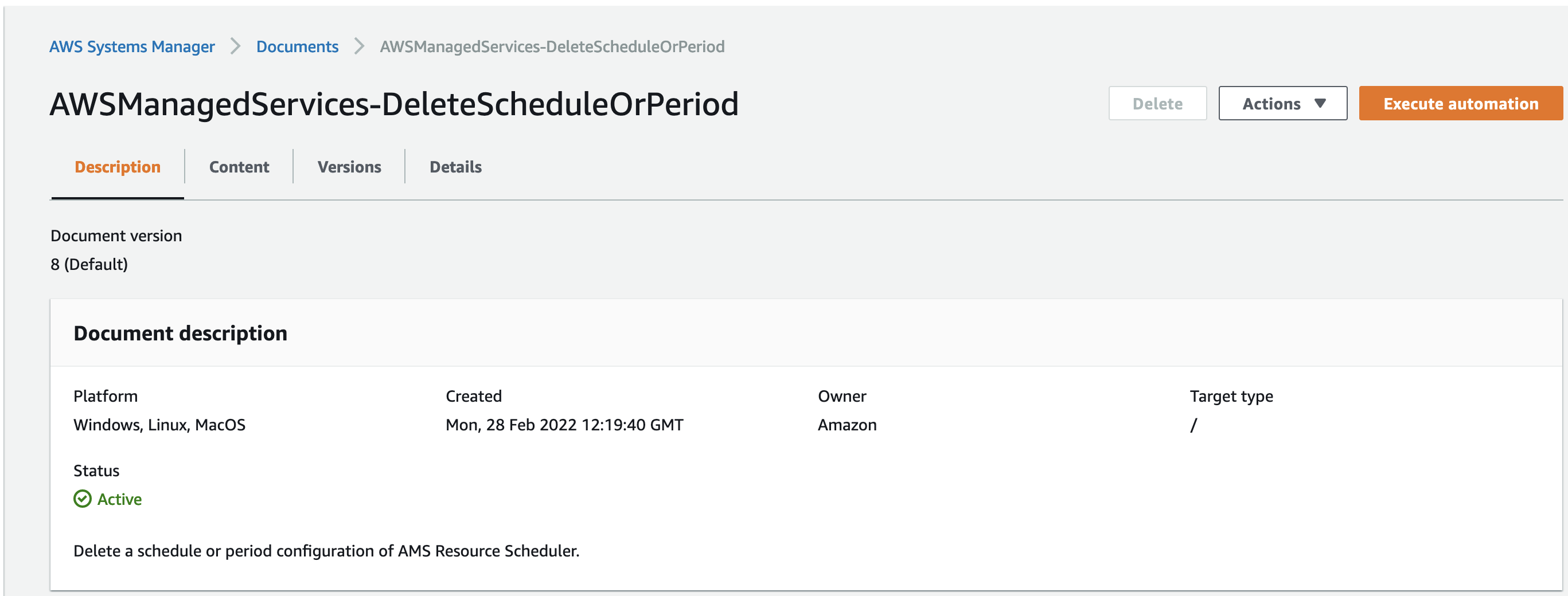 Accelerate deleting a period for Resource Scheduler.