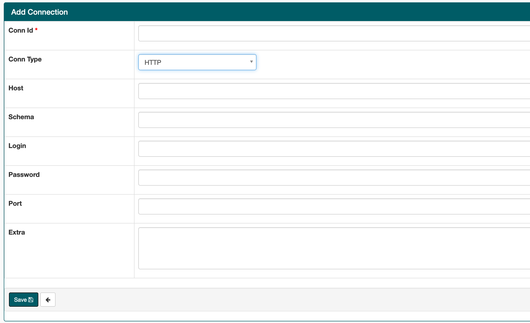 
              This image shows the HTTP connection type in the Apache Airflow UI.
            