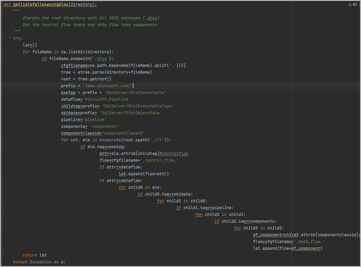 Sample XML parser for SSIS jobs
