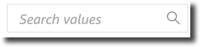 Image of the search values search bar.