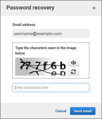 
                  Password recovery steps to reset root user user password.
               